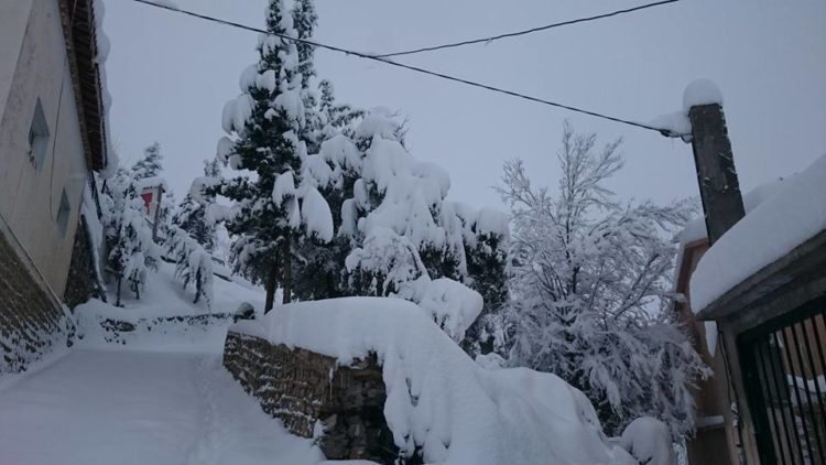 Genzet, Sétif neige 2017