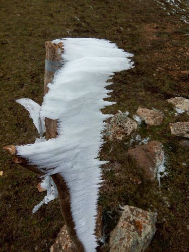 froid et gel de l'eau à Khenchela