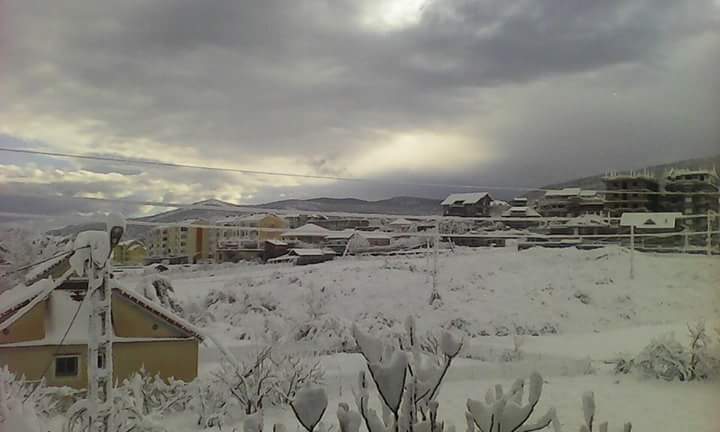 la neige a Yakouren tizi ouzou