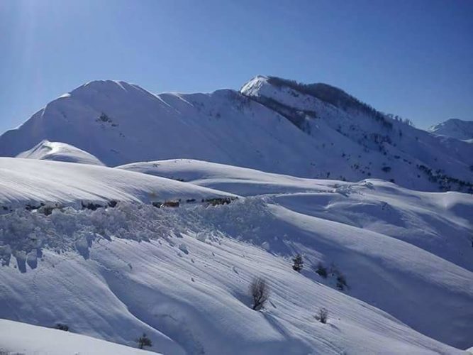 la neige à Texana Jijel