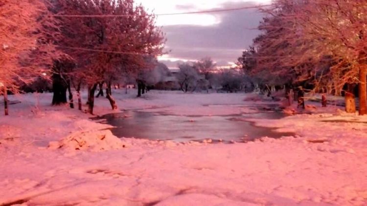 neige à Berrouaghia