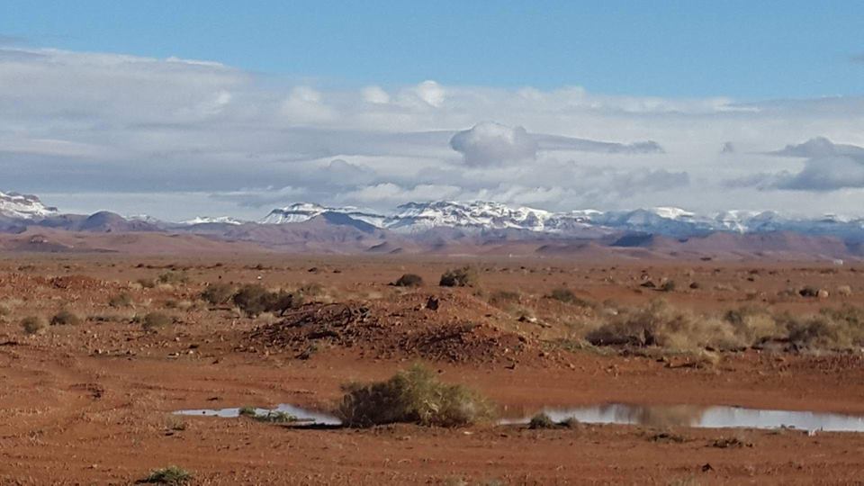 la neige dans les montagnes de Mougheul